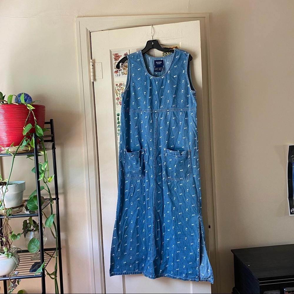Vintage solutions original Jean denim dress